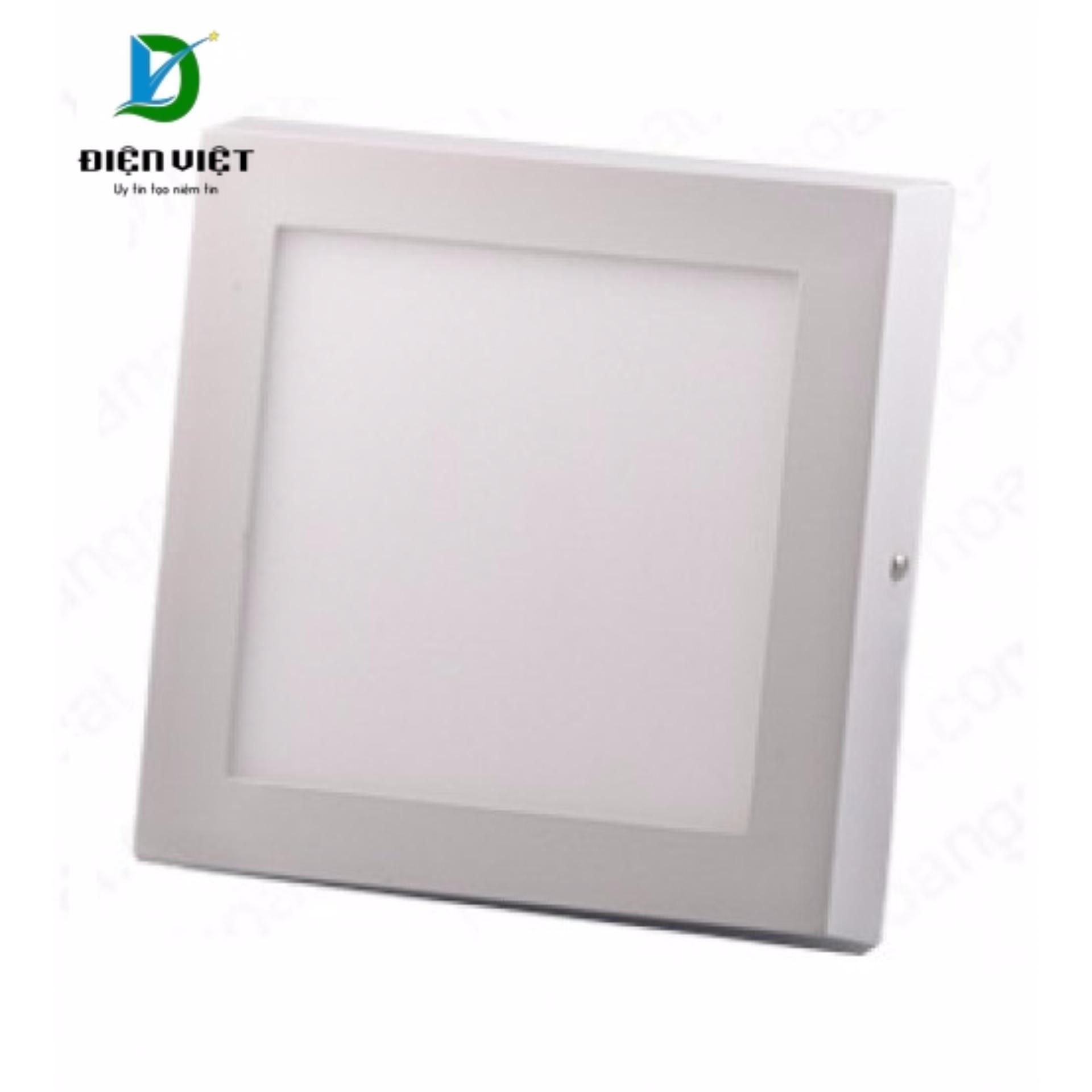 Đèn led ốp trần, đèn mâm nổi 18W Vuông loại tốt