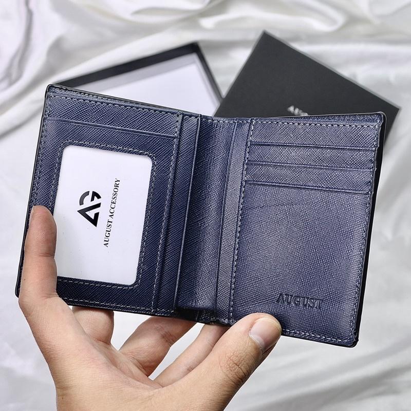 Ví da nam cao cấp Bifold Saffiano