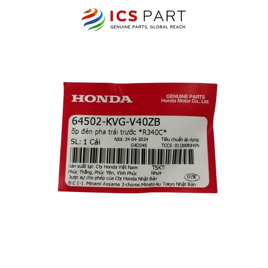 Ốp Pha Trái HONDA Air Blade 110 (Béo) Đỏ Tươi R340C (64502KVGV40ZB)