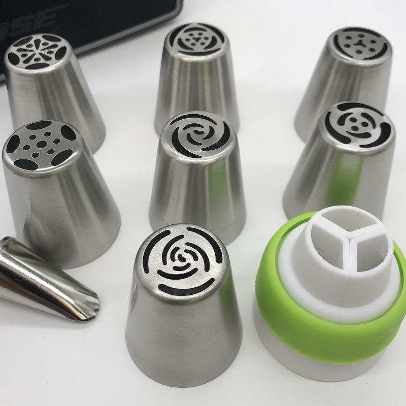 Set 7 Dụng Cụ Bắt Kem Trang Trí Bánh Bằng Thép Không Gỉ ANAEAT