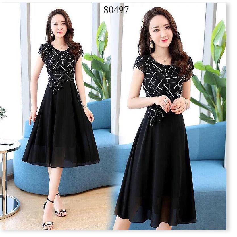Đầm voan lụa hàng thiết kế