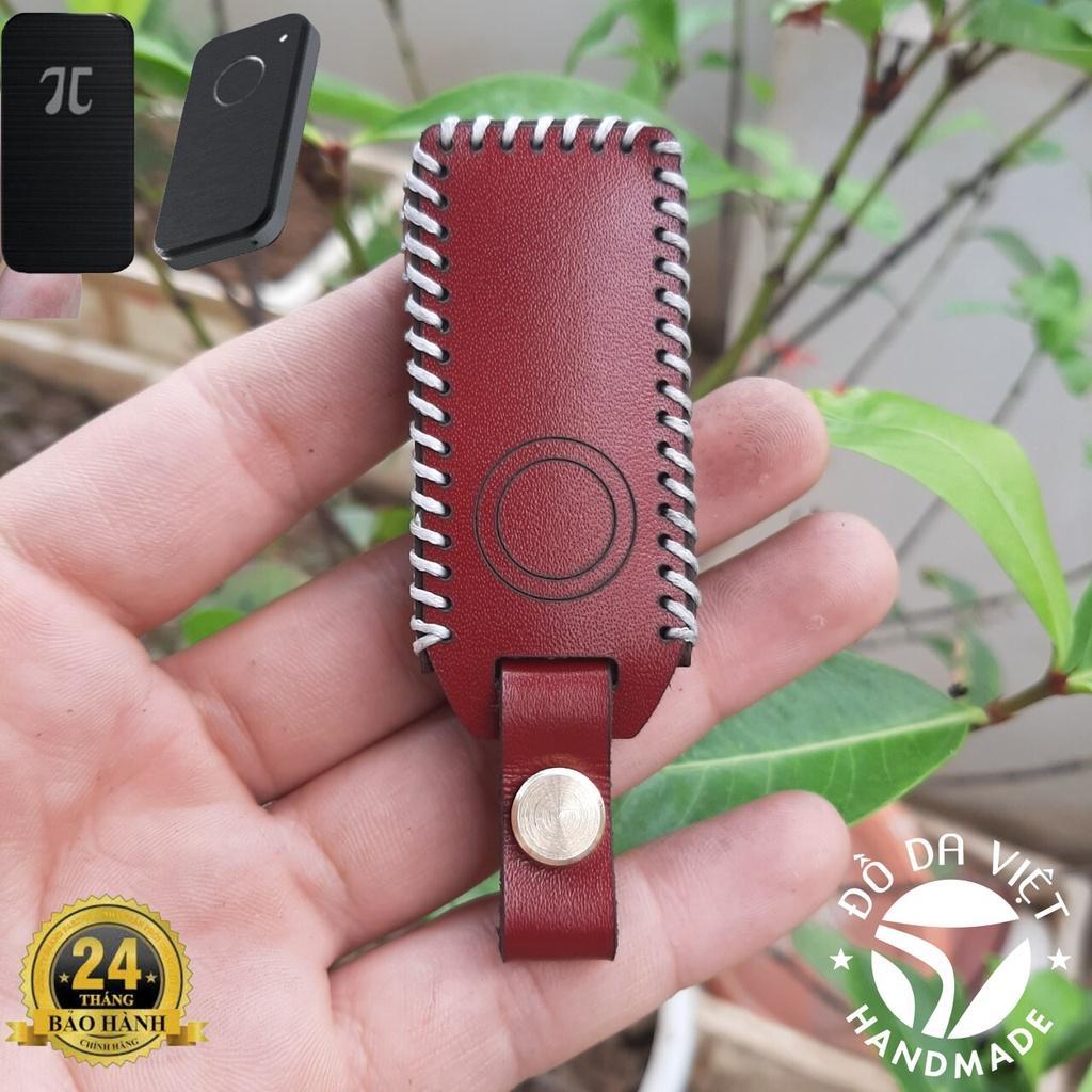 Bao Da Chìa Khóa Remote Pitech chống trộm, keyfob Pi V1 và V2 da thật 100%, bảo hành 2 năm