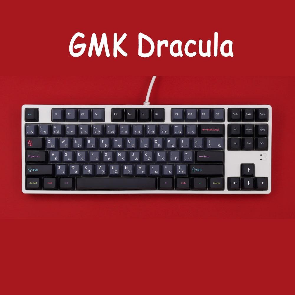 GMK Dracula keycaps cherry profile DYE-sublimation pbt keycap 137 keys 64/68/87/96/980