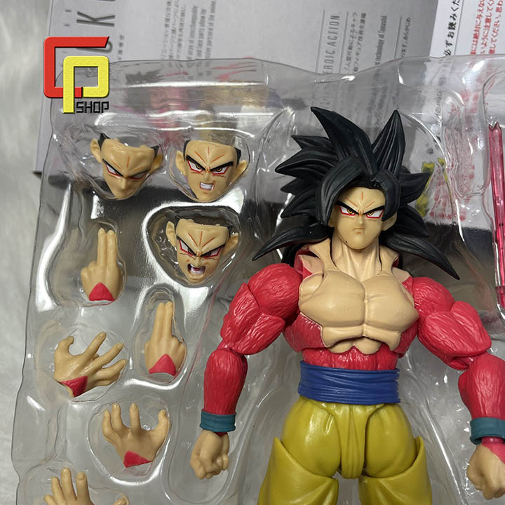 Mô hình Son Goku Super Saiyan 4 Có Khớp - Figure Action Son Goku  Super Saiyan 4 SHF