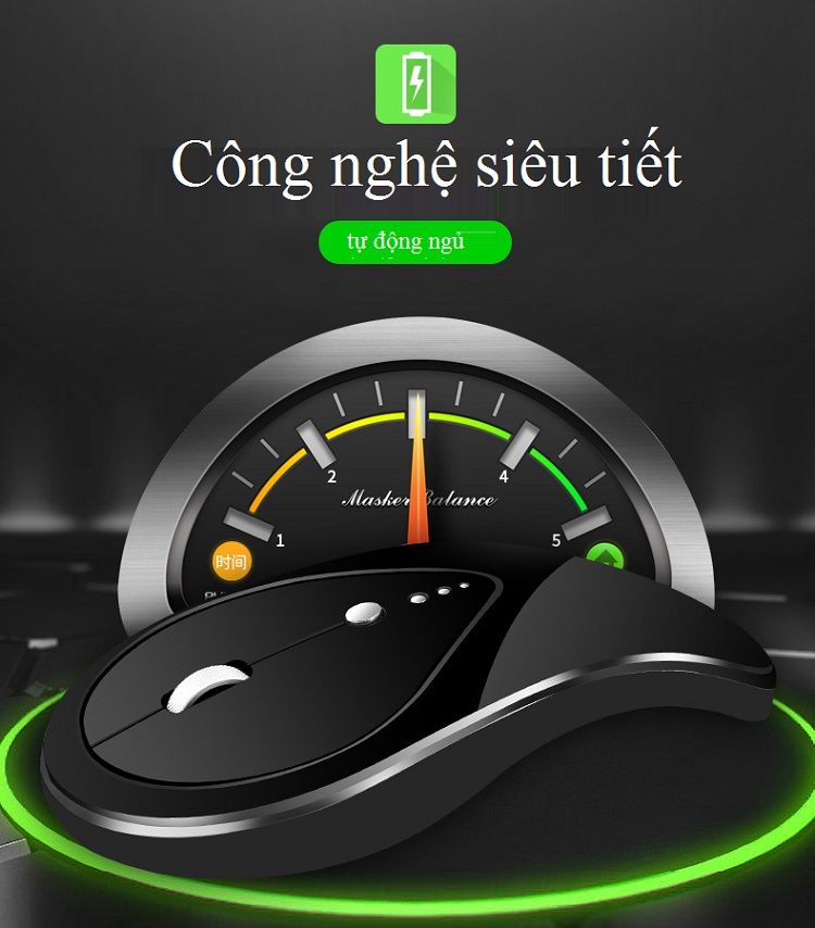 Combos Phím Kèm Chuột Wireless - Thiết kế sang trọng - Có đèn Led thu hút ánh nhìn - Sử dụng Đầu Thu USB
