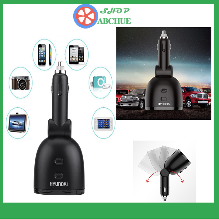 Tẩu sạc xe hơi 2 cổng