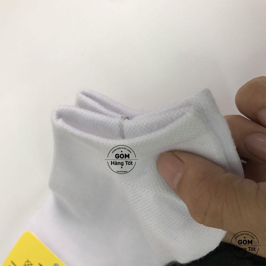 Vớ Trơn Cổ Ngắn, Tất Cổ Ngắn Nam/ Nữ vải cotton chuẩn xuất Nhật