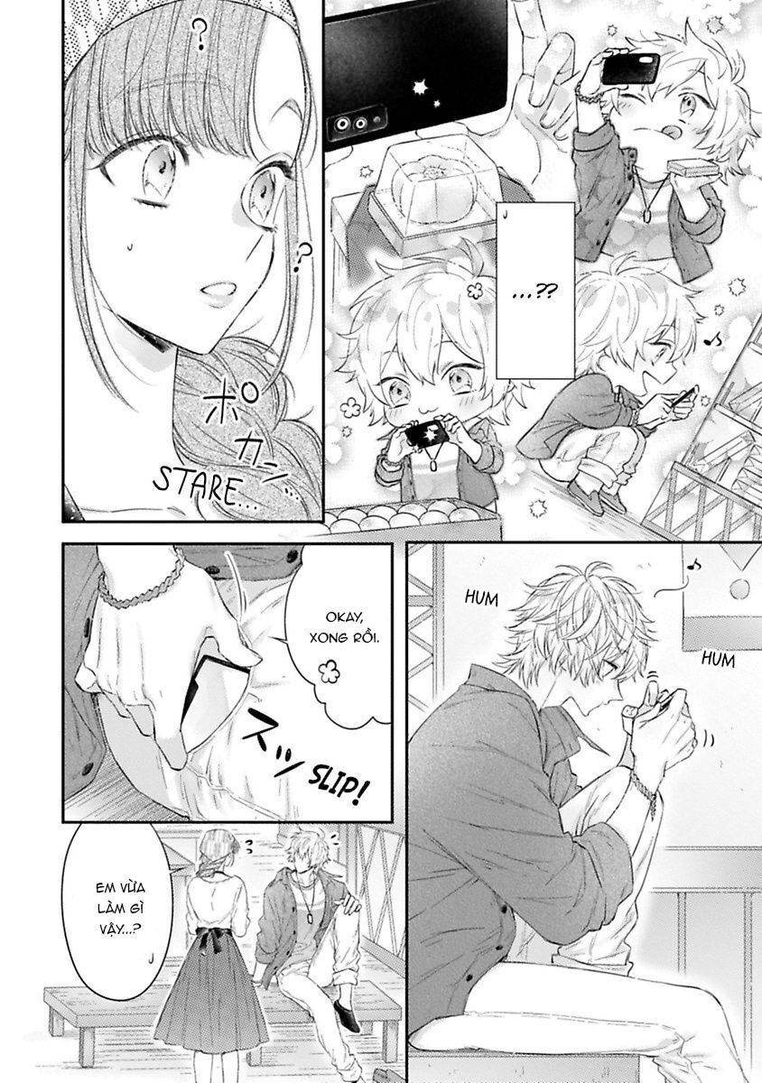 anh ấy thưởng cho tôi tình yêu và sự nuông chiều ~ vẻ ngoài tựa cún con của ảnh khiến tôi như tan chảy (full) chapter 1.2 1