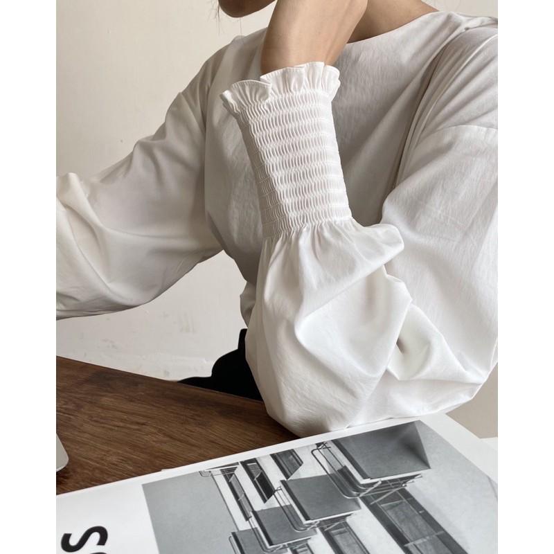 Áo sơ mi tay chun Hàn Quốc