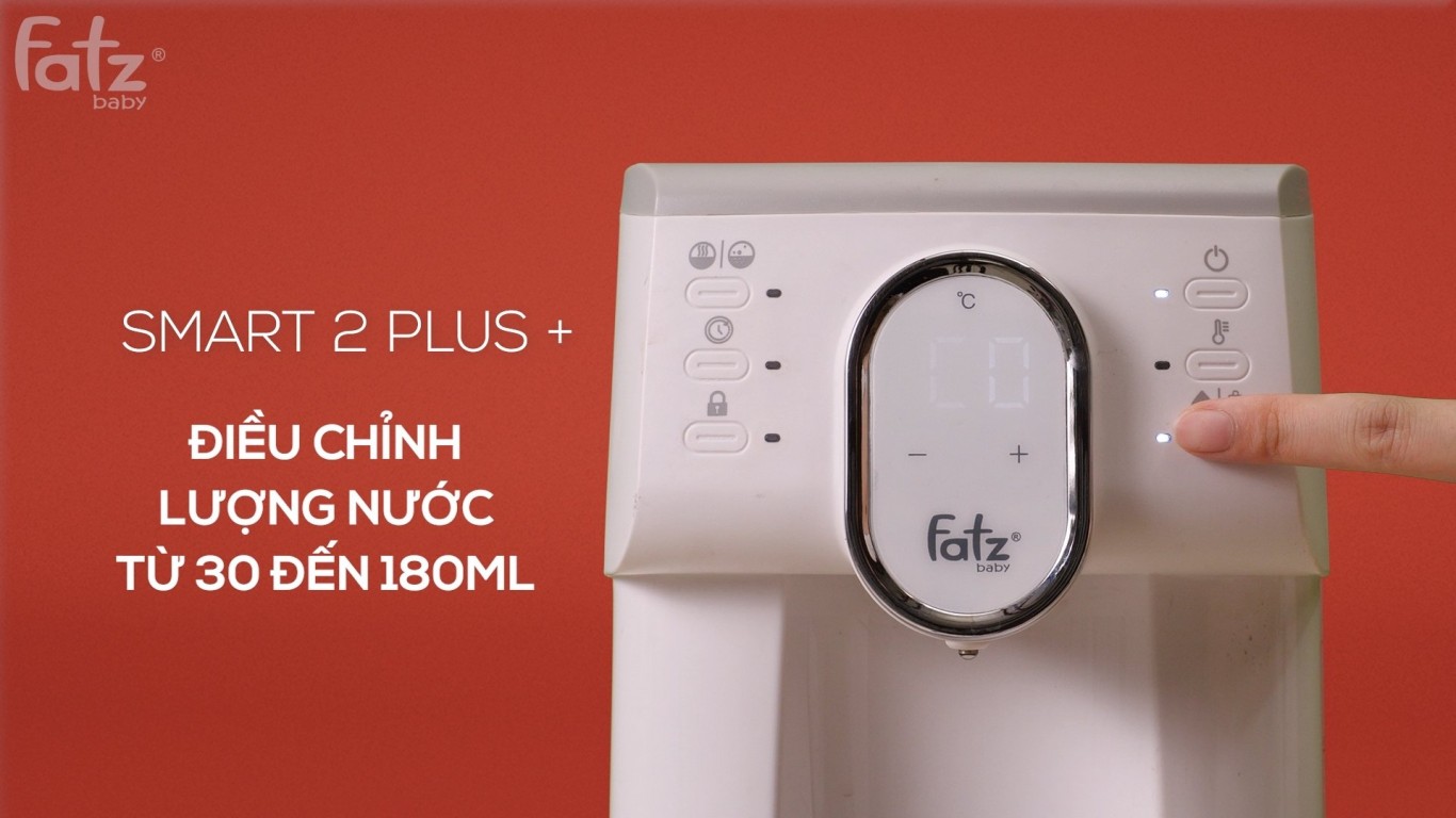 BÌNH ĐUN VÀ HÂM NƯỚC PHA SỮA THÔNG MINH FATZBABY - SMART 2 PLUS - FB3818TN - HÀNG CHÍNH HÃNG