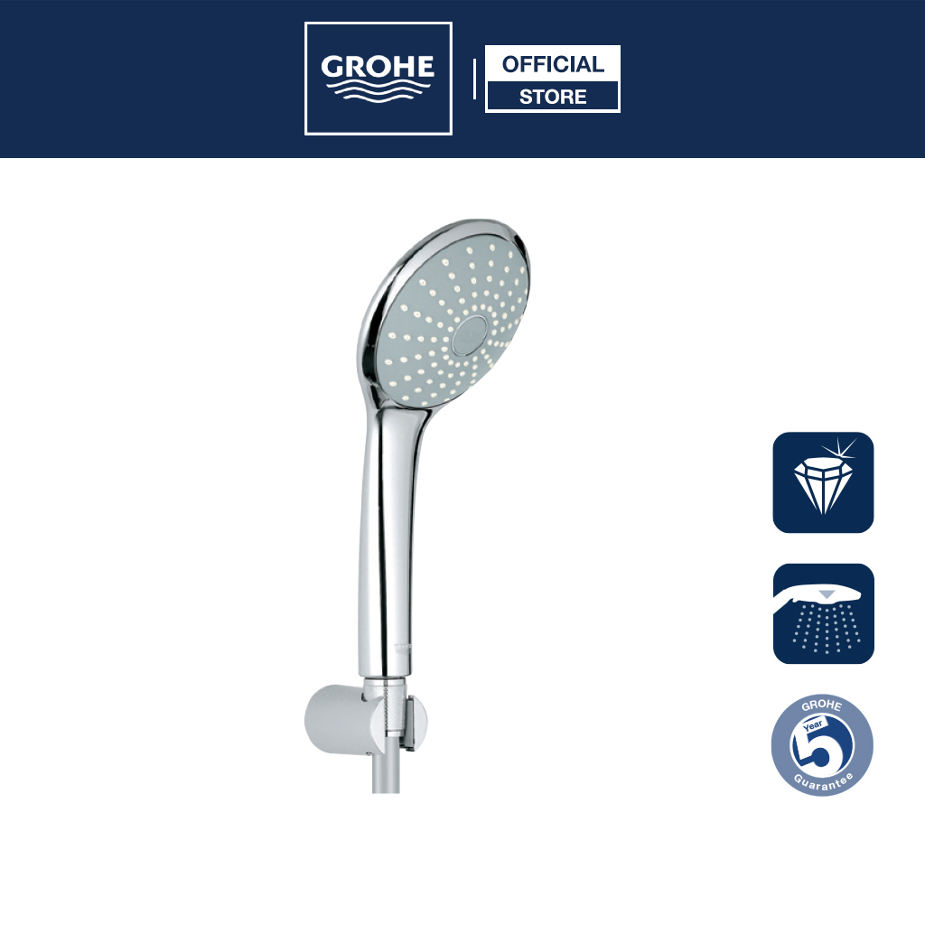 Bộ Tay Sen GROHE EUPHORIA 110 - 1 Chế Độ Kèm Gác Sen Gắn Tường - 27354000