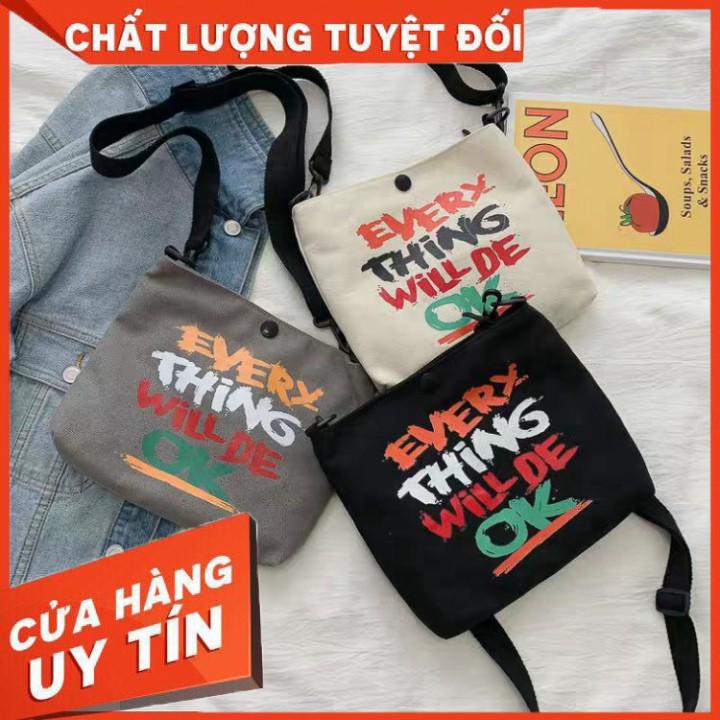 TÚI VẢI TOTE SIÊU ĐÁNG IU IN CHỮ &quot;OK&quot; HOT TREND/ THỜI TRANG/GIÁ SIÊU RẺ