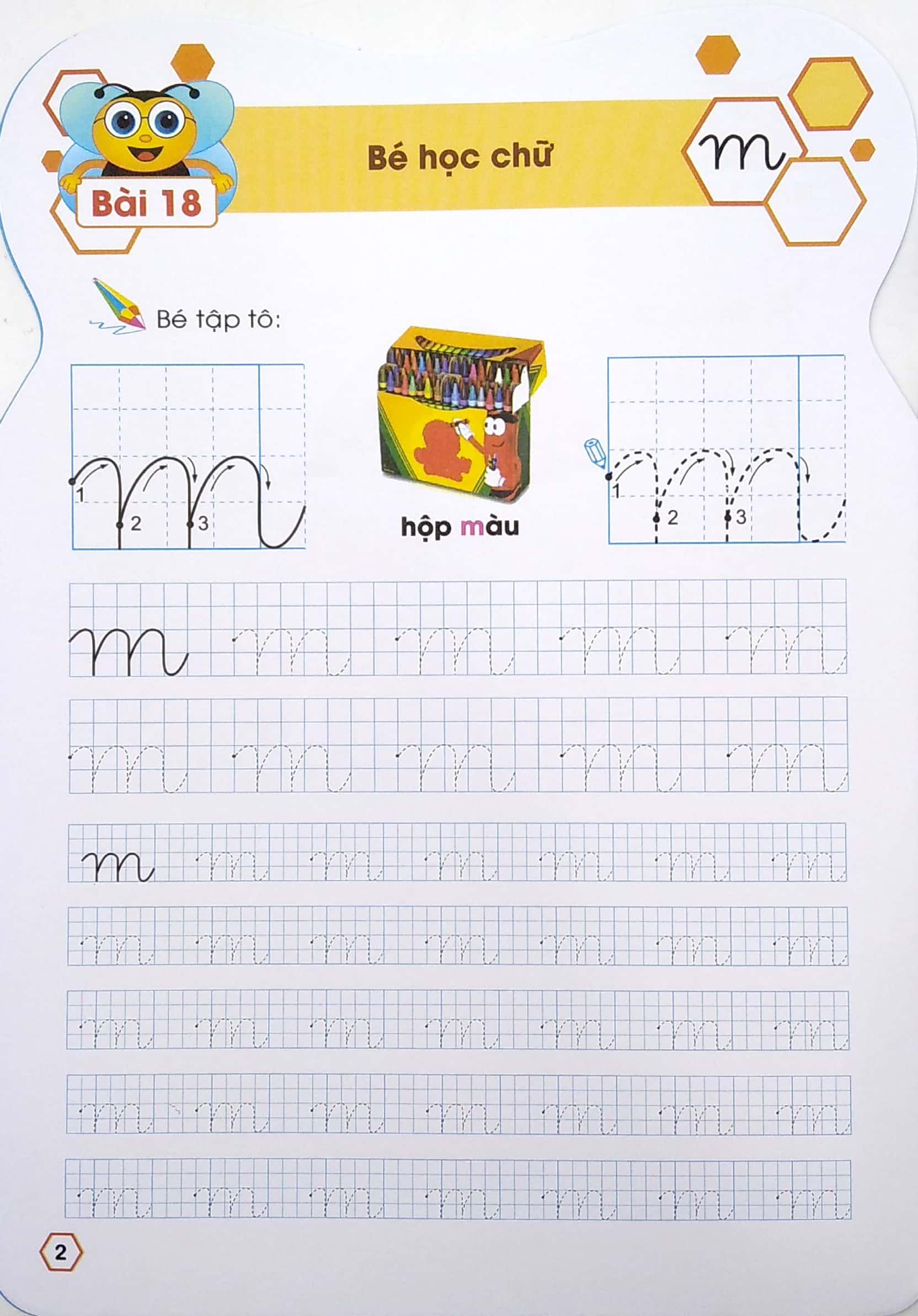 Ong Con Chăm Chỉ - Tập Tô Chữ - Tập 2
