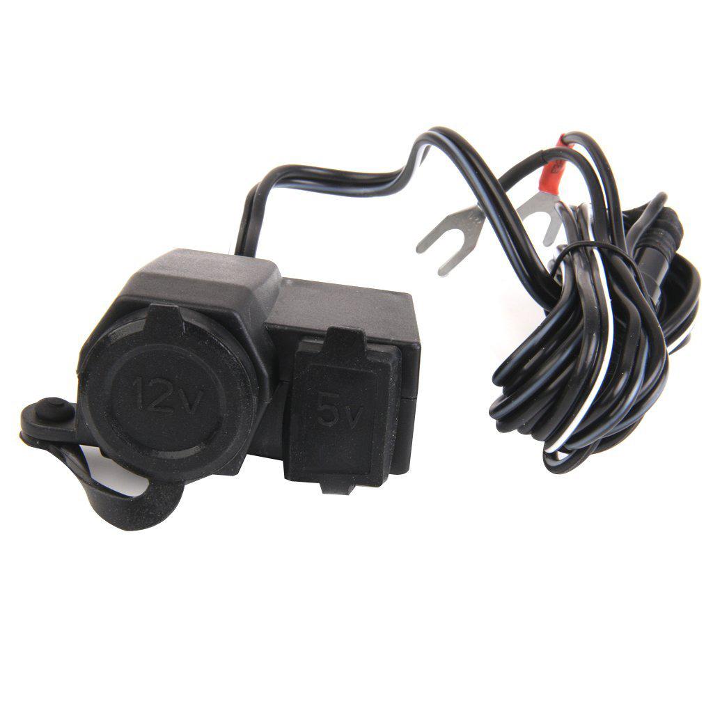 Tẩu Sạc Điện Thoại 12v 1a Chống Nước Cho Xe Hơi / Xe Máy