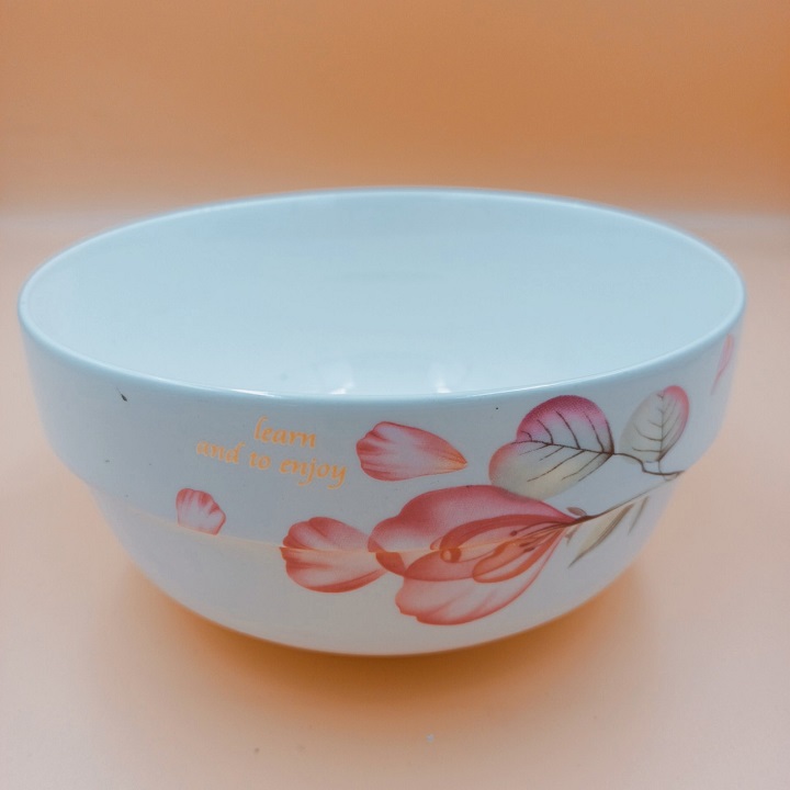 Tô Phở Có Ngấn Họa Tiết Bông Hoa Đường Kính 18 cm Cao Cấp