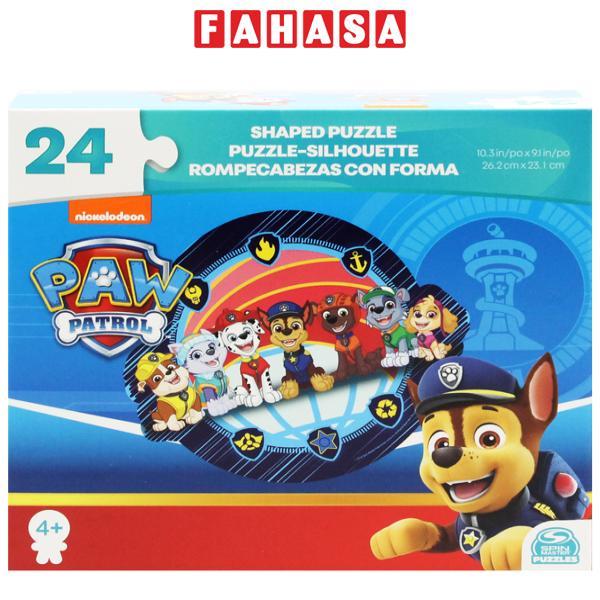 Bộ Xếp Hình Paw Patrol Tròn - Spin Master 20145676 (24 Mảnh Ghép)