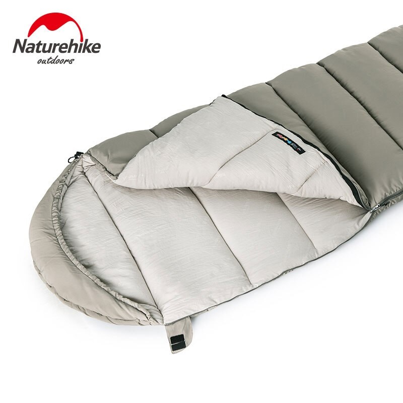 Túi ngủ gấp gọn NatureHike M180 NH20MSD02 có mũ chùm đầu - Comfortable Cotton Sleeping Bag With Hood