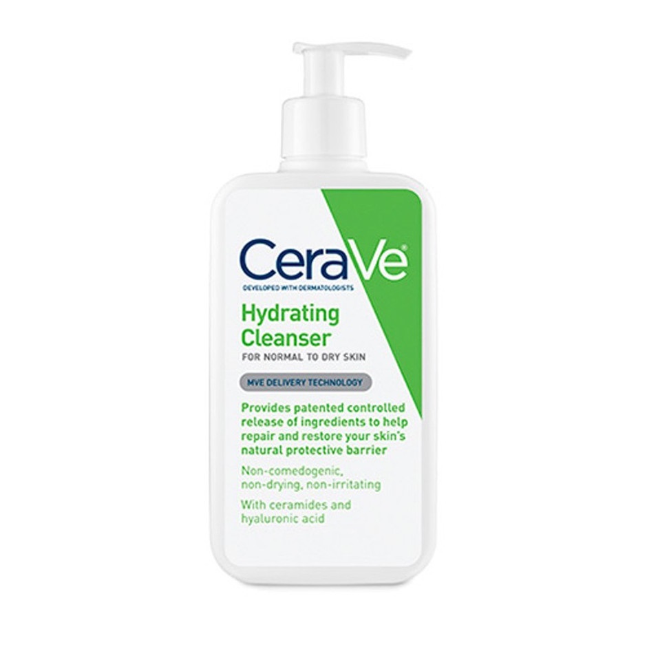 CeraVe Hydrating Cleanser - Sữa Rửa Mặt Cho Da Khô, Hỗn Hợp Khô Nhạy Cảm