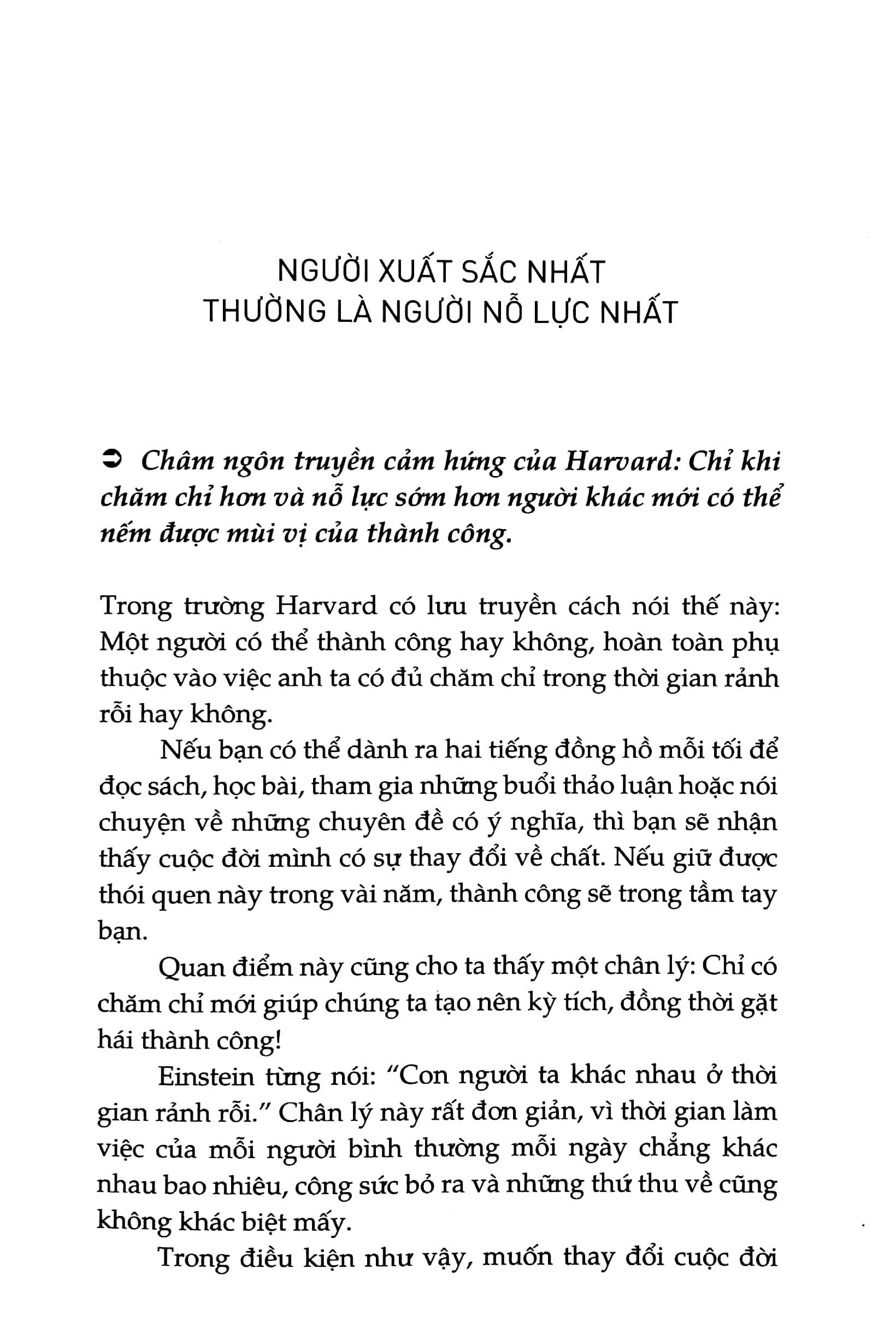 Harvard Bốn Rưỡi Sáng - Bí Kíp Thành Công Của Harvard Dành Cho Bạn Trẻ