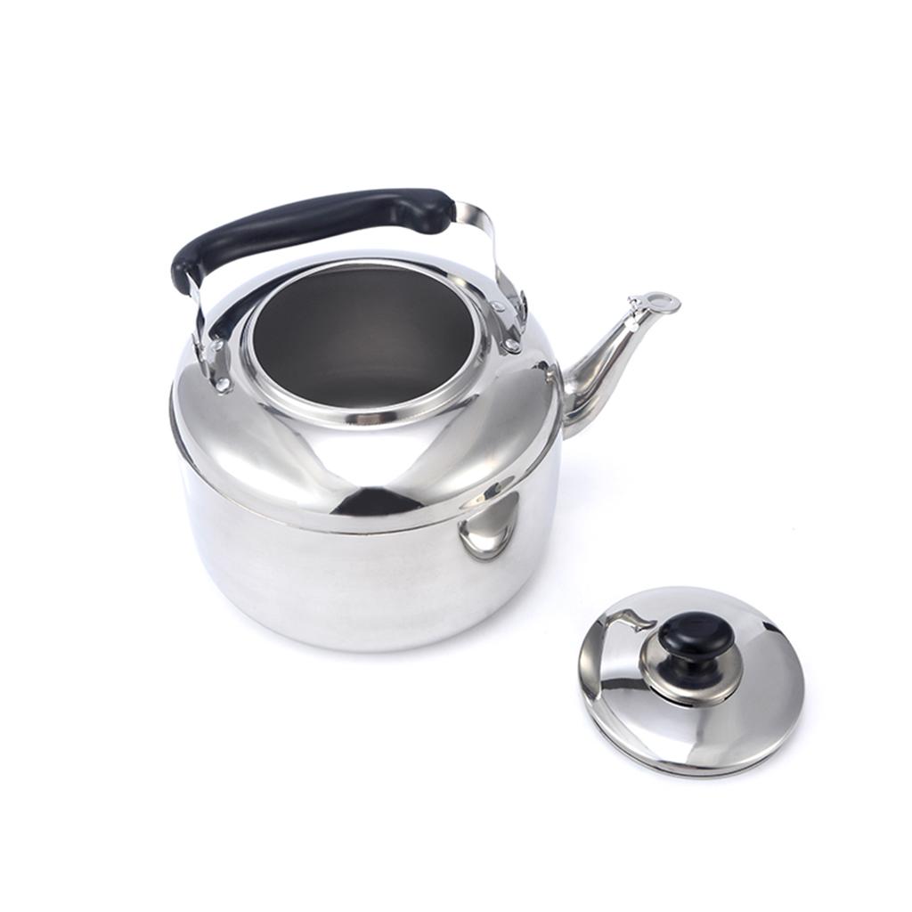 2x Stainless Steel Whistling Tea Kettle Coffee Kitchen Stovetop Induction 5L