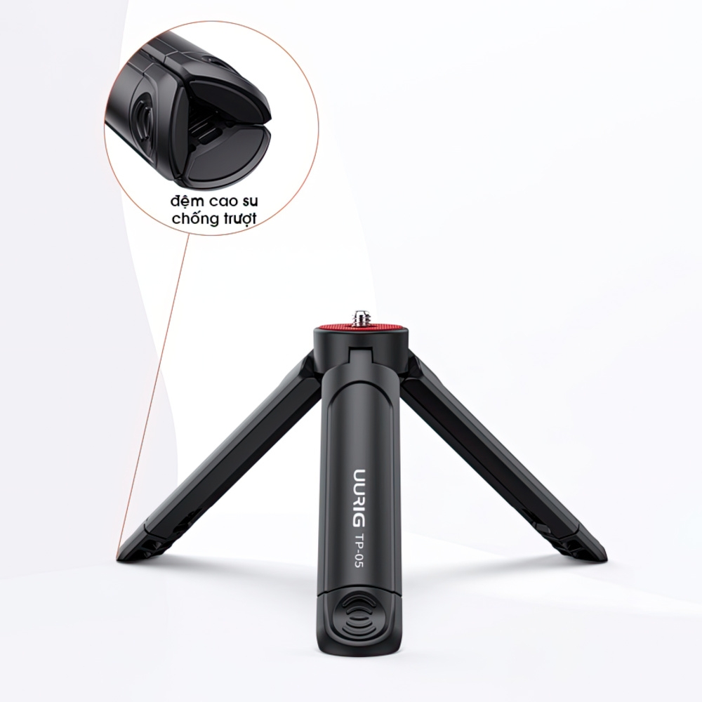 TRIPOD MINI KIÊM TAY CẦM QUAY VIDEO UURIG TP-05 - HÀNG NHẬP KHẨU