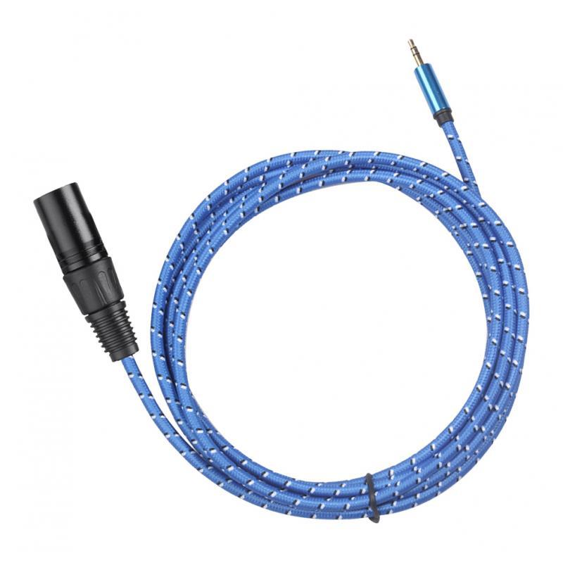 3-Pin Stereo Plug Shielded Microphone Cable 3.5mm XLR