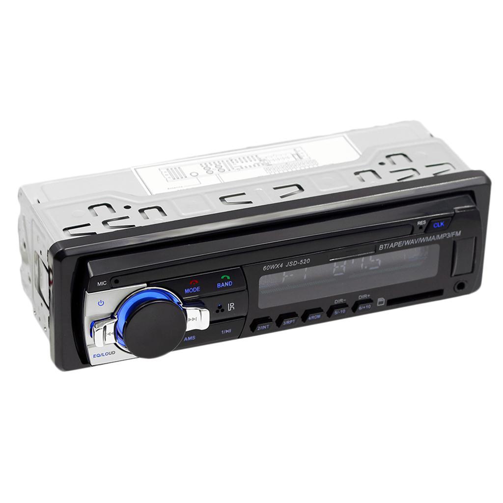 Car Audio Stereo MP3 Player Bluetooth In- Stereo FM AUX Receiver JSD 520