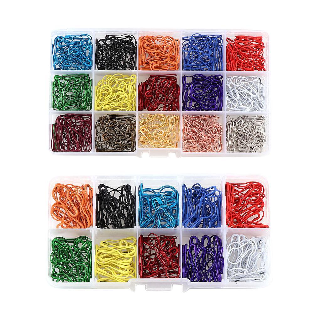 300/600pcs metal pear gourd bulb shape pin Knitting Marker 600pcs