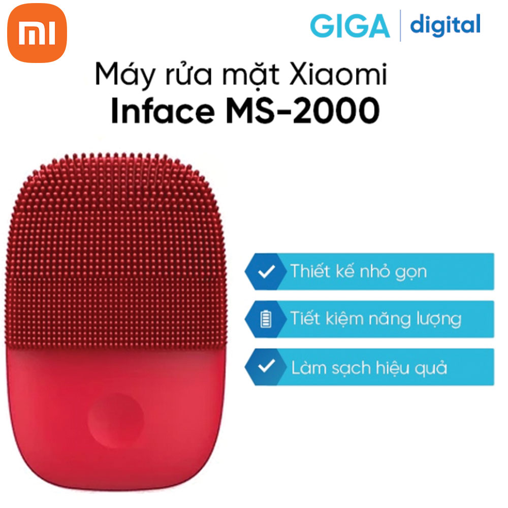 Máy rửa mặt sóng âm Xiaomi inFace Gen2 MS2000/ MS2001 - Hàng Chính Hãng