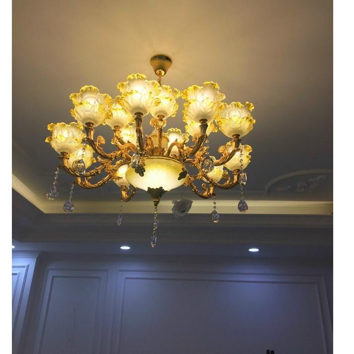 Đèn chùm chuẩn loại 1 phong cách hiện đại, sang trọng, độc đáo - kèm bóng LED