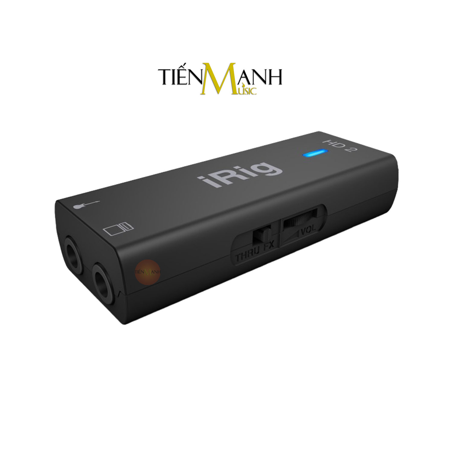 Thiết Bị Thu Âm Và Livestream iRig HD2 IK Multimedia Cho Guitar Và Nhạc Cụ Live Soundcard Hàng Chính Hãng