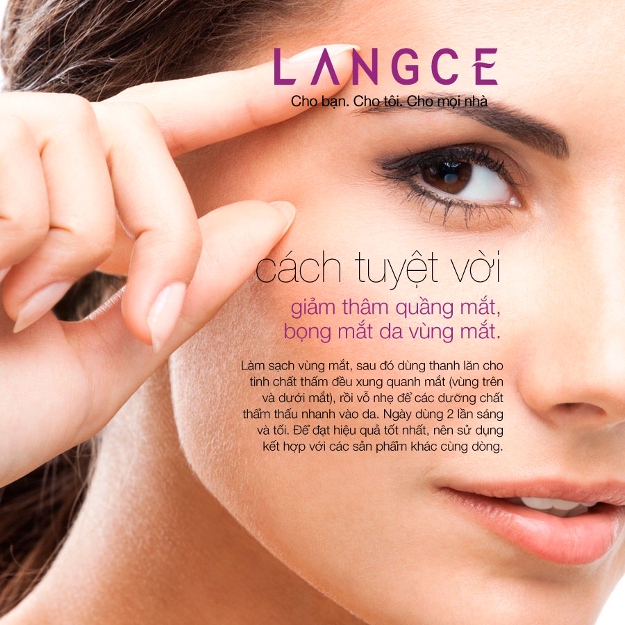 TINH CHẤT LÀM ĐẸP DA COLLAGEN+ THANH LĂN MẮT 4D 15ml LANGCE