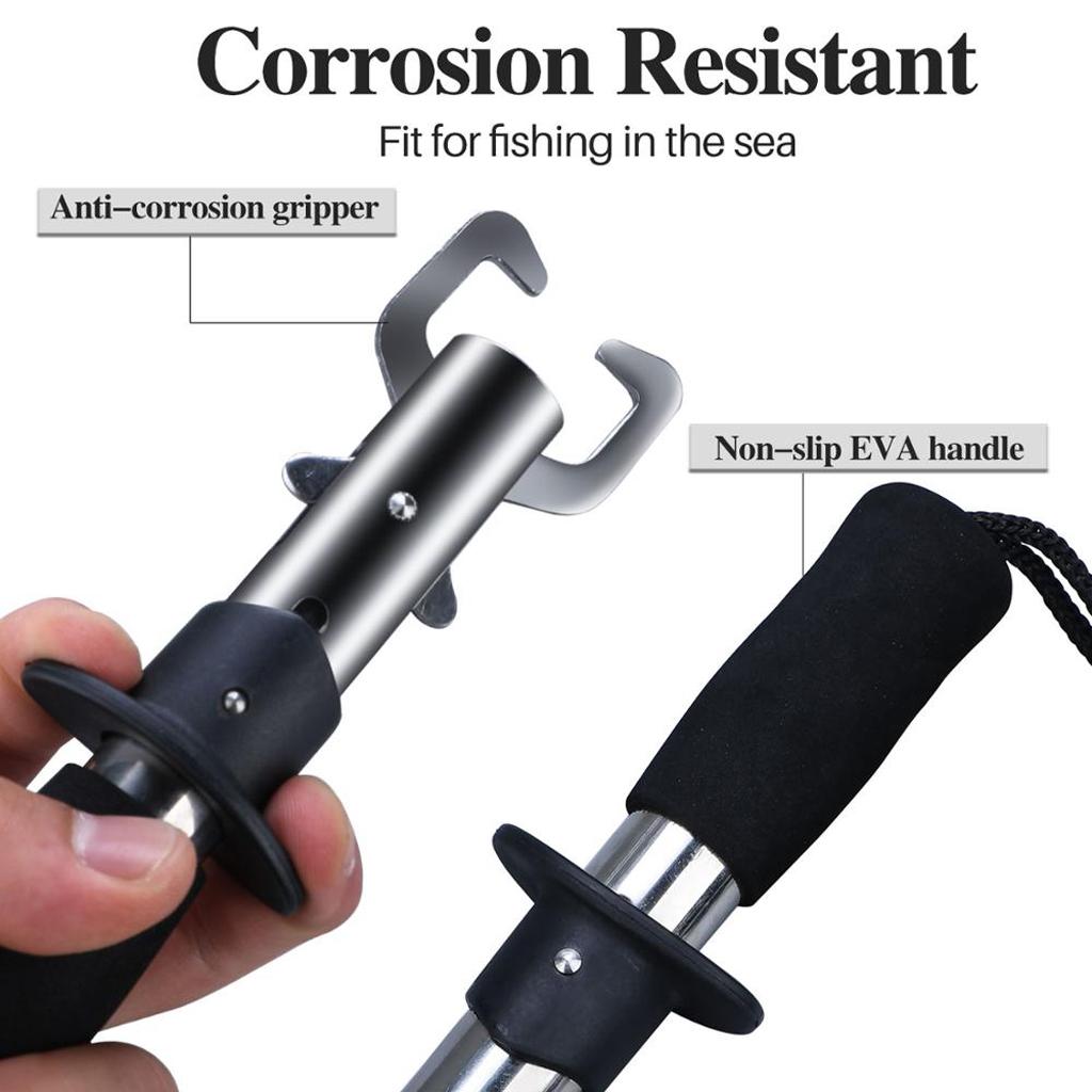 Mini Fish Lip Gripper Grabber Non-slip Fishing Tool Tackle Keeper Holder