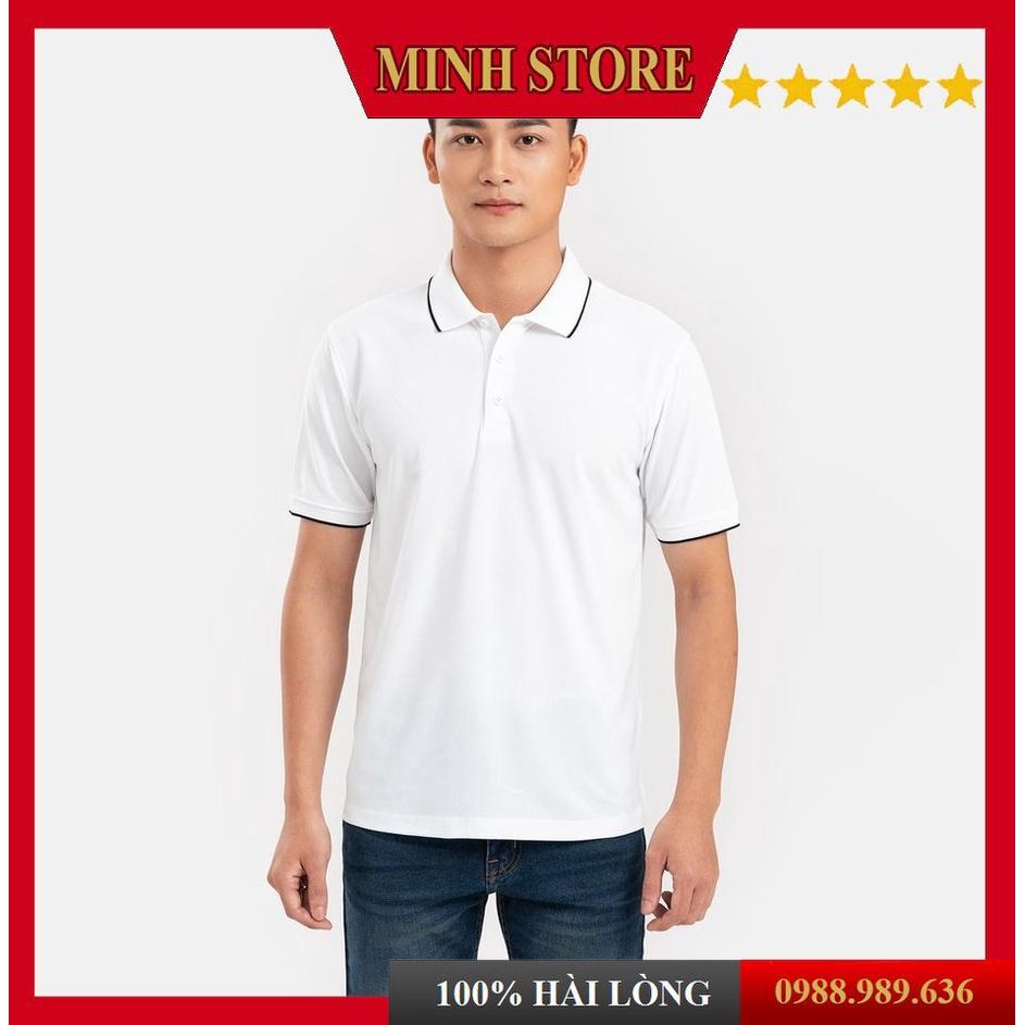 Áo PoLo Nam Trơn Dáng Basic Cho Phái Mạnh, Áo Thun Nam Cotton Cá Sấu Sang Trọng Lịch Lãm AT01 - MINHSTORE