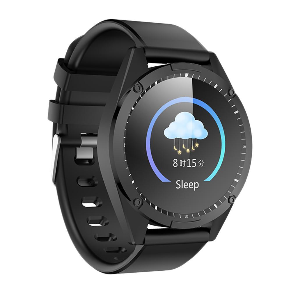 G50 1.3" IP67 Heart Rate Blood Pressure Sleep Monitor Smartwatch Black