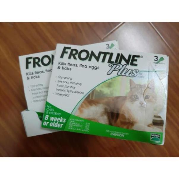 Nhỏ gáy cho mèo tr ị ve rận Frontline Plus diệt bọ chét nấm viêm da