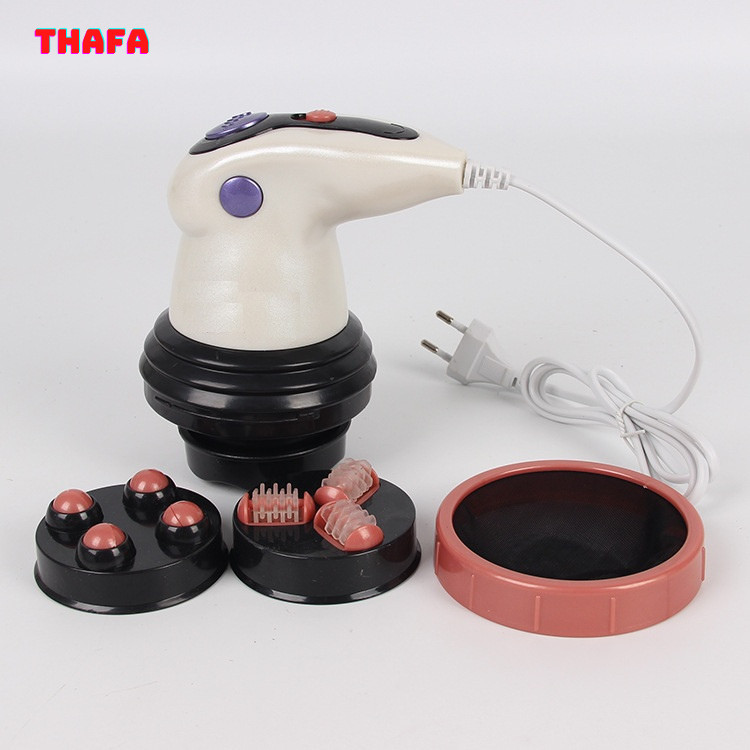 Máy massage cầm tay full body chính hãng THAFA-BD01 kèm 4 đầu massage cực thoải mái