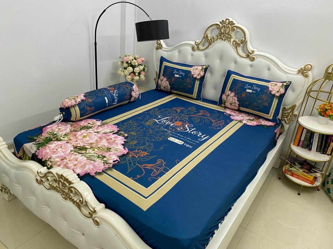 Bộ Drap gối Thun gối thun Ý 5D Cao Cấp , mát lạnh, thấm hút tốt.