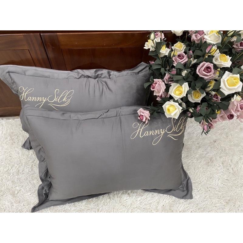 Vỏ gối đầu lụa mềm mát size 45x65cm