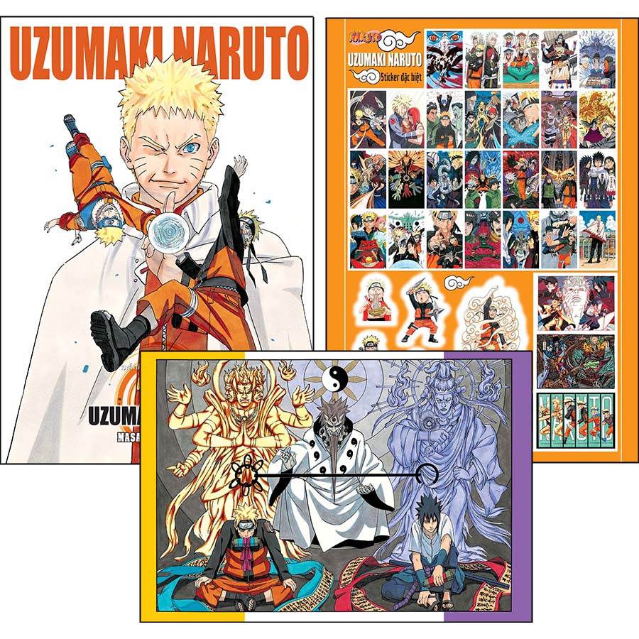 Tuyển Tập Tranh Masashi Kishimoto: Uzumaki Naruto - Artbook Naruto [Tặng Kèm Poster Gập &amp; Bảng Sticker]