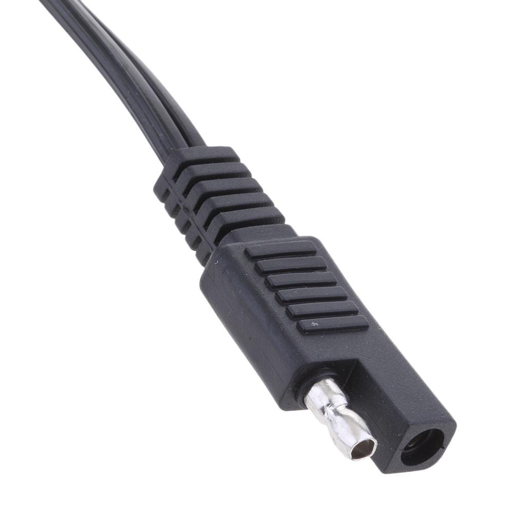 2Pcs SAE Plug to .5mm x 2.1mm Adapters Cables for Battery