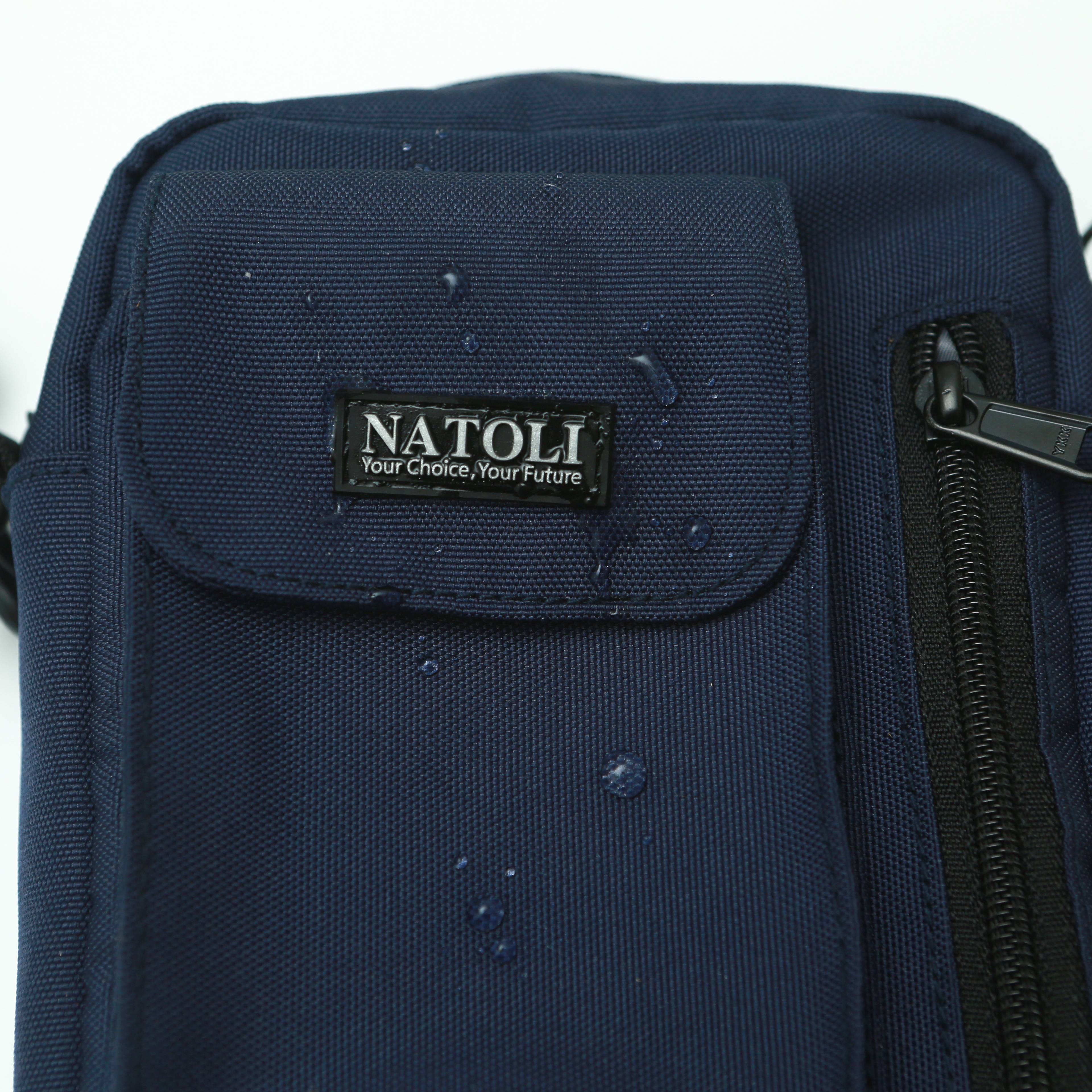 Túi đeo chéo unisex Street Crossbag chính hãng NATOLI chất vải canvas đi học đi chơi nhiều ngăn cá tính đơn giản nhỏ gọn
