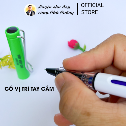 Bộ đôi 2 Bút Việt C67 Cho Bé Luyện Nét Thanh Đậm (1 ngòi mài 1 lá tre)