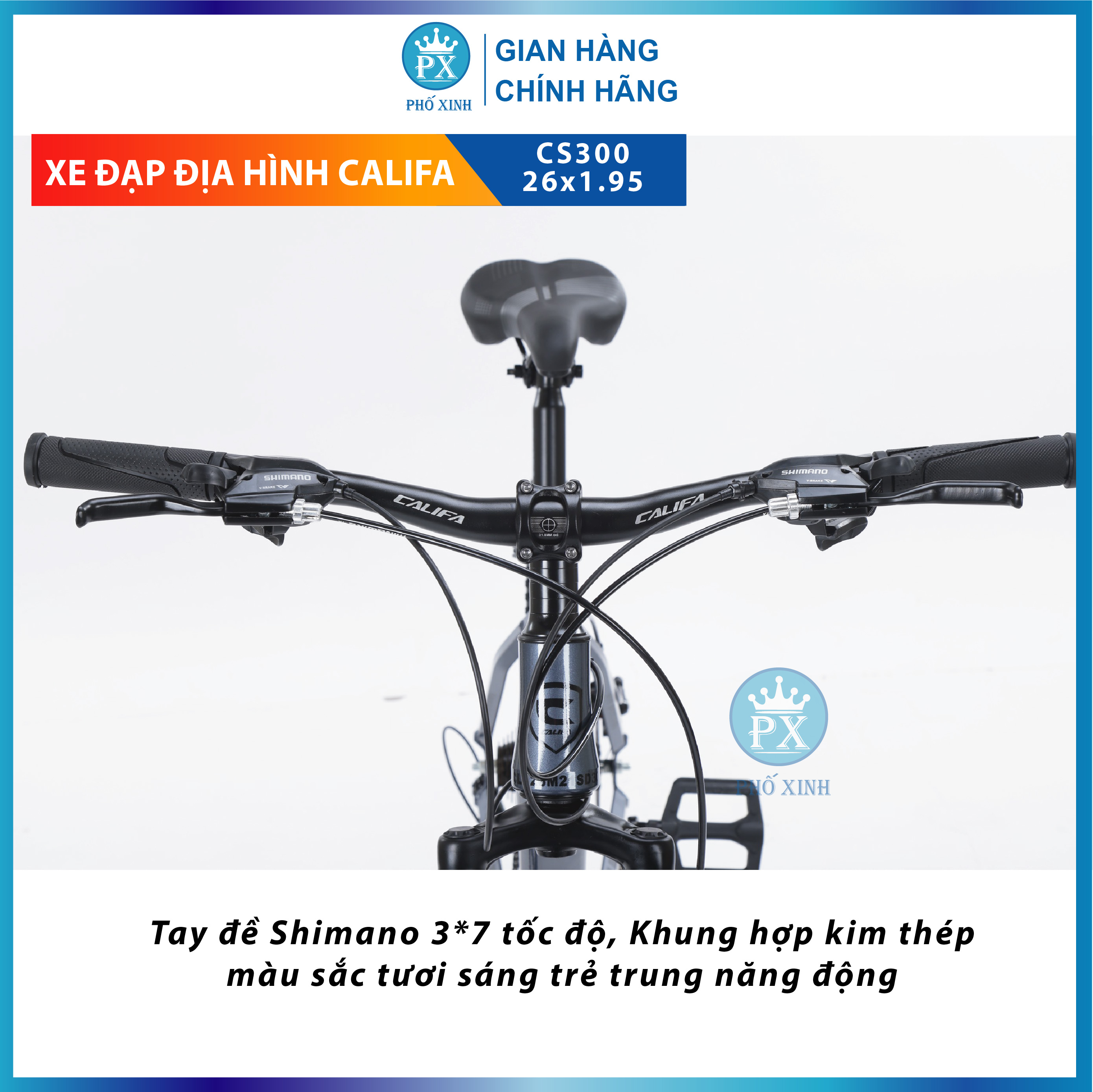 xe đạp địa hình Califa CS300 Bánh 26 inch