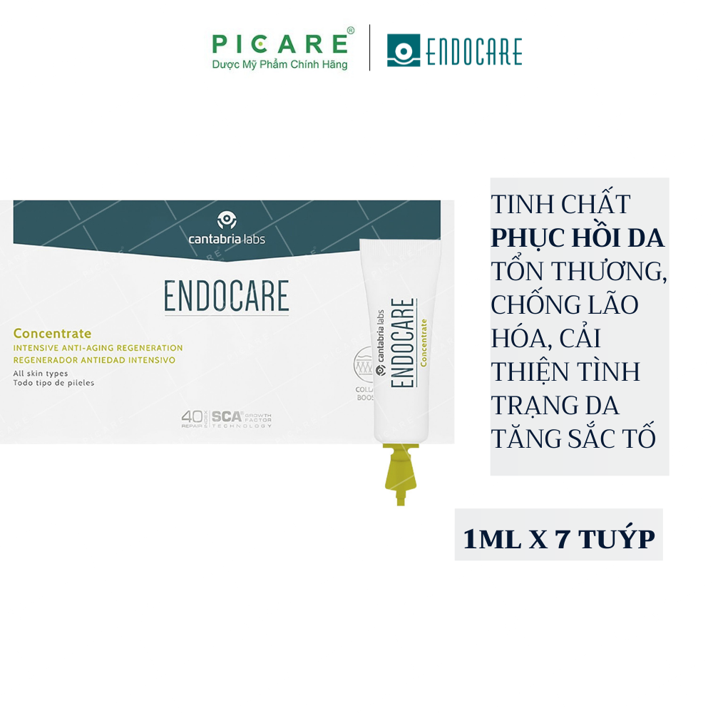 Tinh Chất Phục Hồi Da Hư Tổn, Ngăn Ngừa Lão Hóa, Làm Đều Màu Da Endocare Concentrate