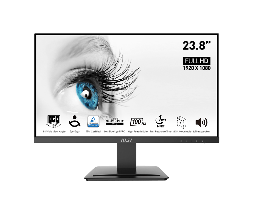 Màn Hình MSI PRO MP243X 23.8 inch (FHD/IPS/100Hz/1ms) - Hàng Chính Hãng