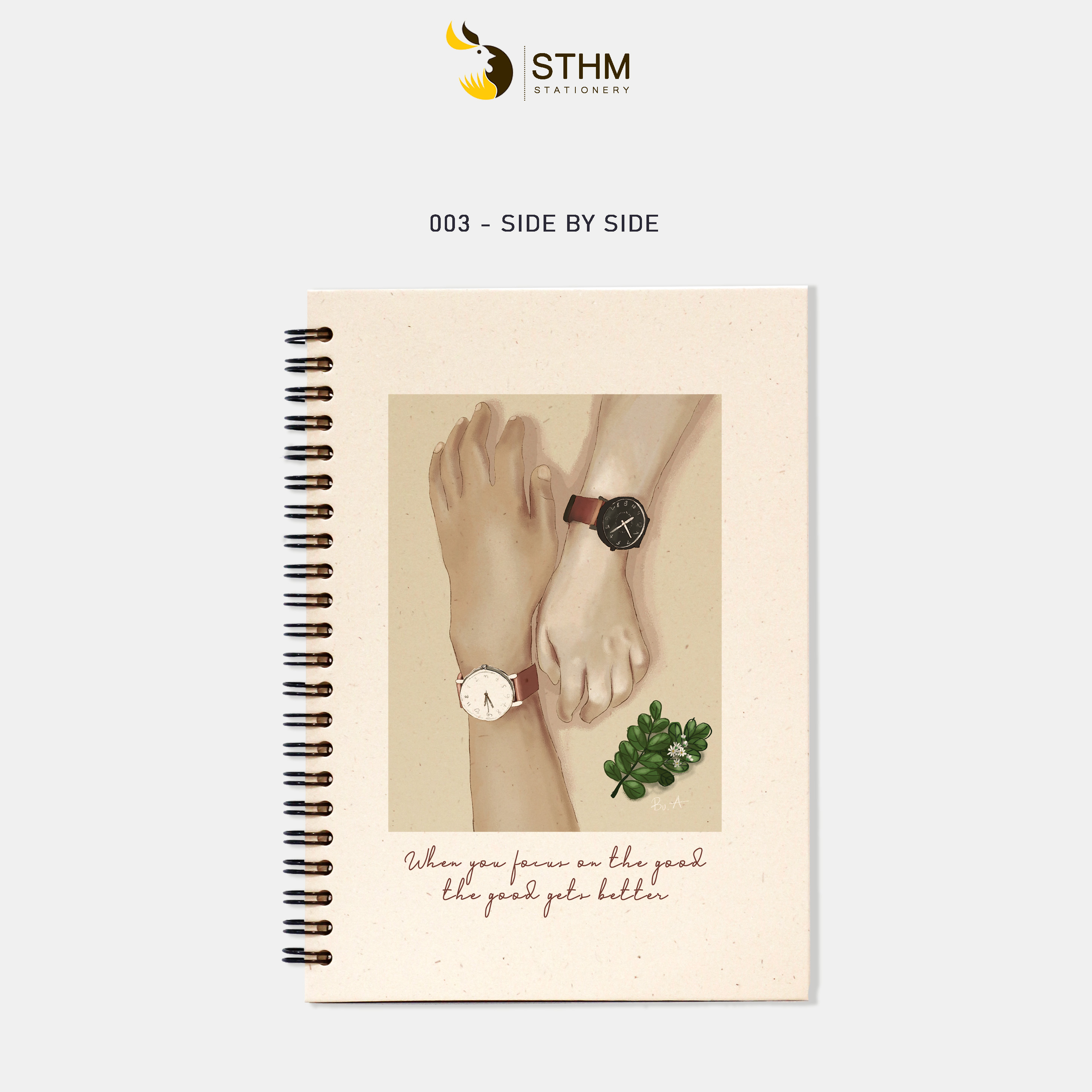 Sổ mẫu độc quyền -  Gồm 35 mẫu - Vintage - Sổ lò xo A5 - STHM Stationery