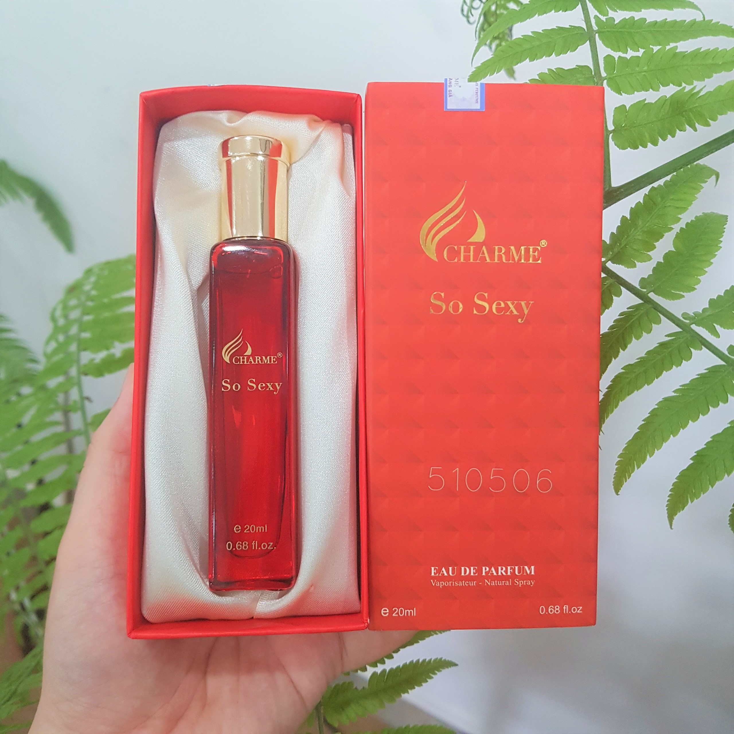 Nước hoa nữ thơm lâu, Charme So Sexy, mùi hương hoa hồng, tươi mát sảng khoái, lưu hương lâu, 20ml