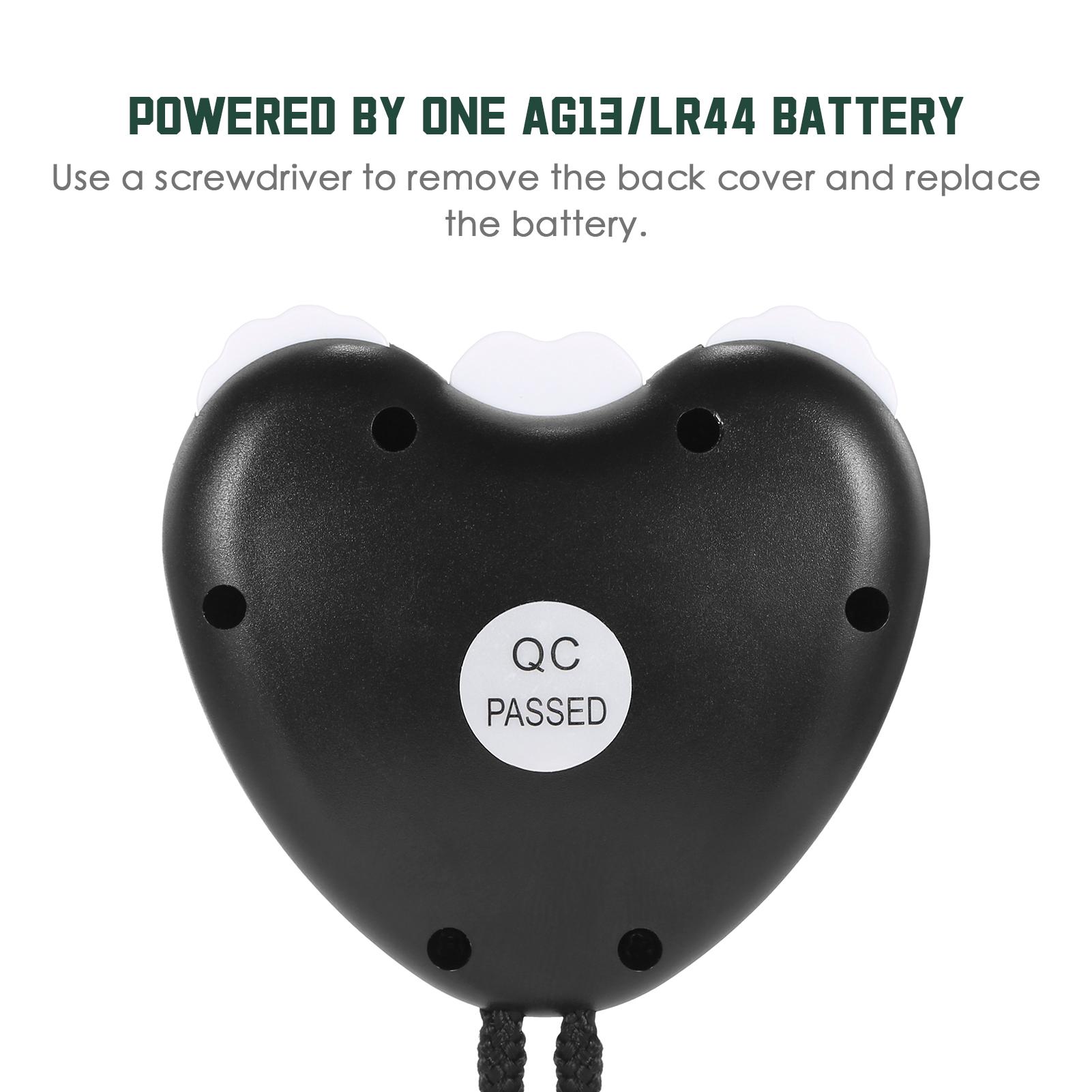 Digital Stopwatch and Whistle Set Sports Timer with Time Calendar Alarm for Marathon Running for Coaches and Referees