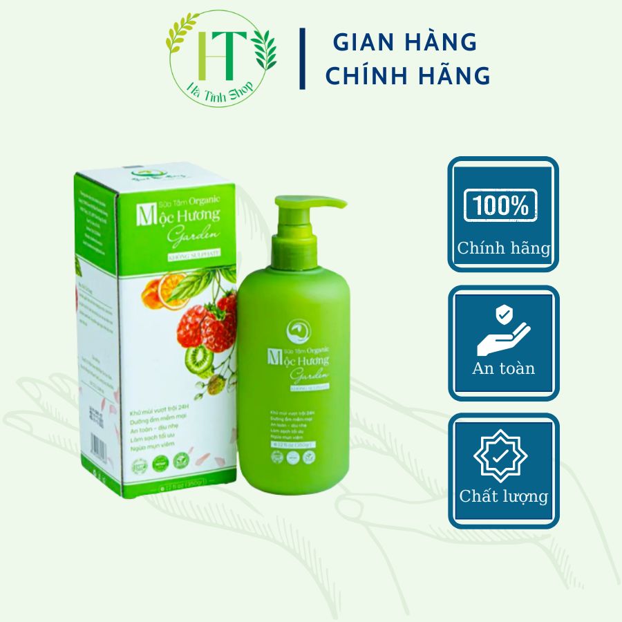 Sữa tắm trắng da ngăn ngừa rôm sảy mụn nhọt Thanh Mộc Hương 350ml